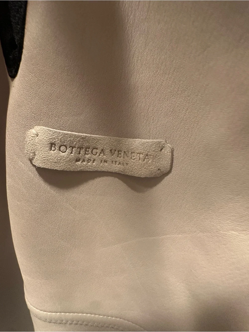 Bottega Veneta Cream Suede Trench Coat with Dark Trim